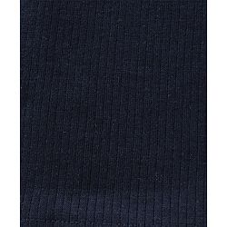 Babyhug Cotton Full Sleeves Solid Coloured Thermal Vest - Navy Blue