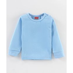 Babyhug Full Sleeves Thermal Vest Solid - Blue