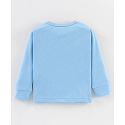 Babyhug Full Sleeves Thermal Vest Solid - Blue
