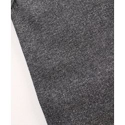 Babyhug Sleeveless Solid Color Thermal Vest - Dark Grey