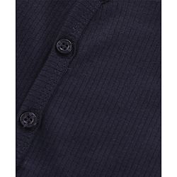 Babyhug Full Sleeves Thermal Vest & Bottom Set Solid - Navy