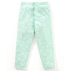 Babyhug Cotton Elastane Full Length Leggings Multiprint Pack of 3 - Multicolor