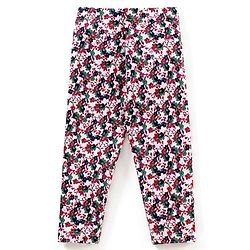 Babyhug Cotton Elastane Full Length Leggings Multiprint Pack of 3 - Multicolor