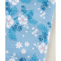Babyhug Cotton Elastane Full Length Leggings Floral Print - Blue