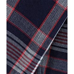 Babyhug Cotton Woven Full Sleeves Check Print Shirt - Navy