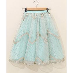 Babyhug Sleeveless Embroidered Choli Lehenga And Dupatta - Light Green