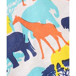 Babyhug Cotton Woven Full Sleeves Animal Printed Kurta - Yellow