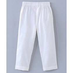 Babyhug Cotton Woven Full Sleeves Kurta & Payjama Set Ikkat Print - Blue