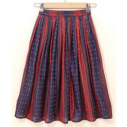 Babyhug Sleeveless Woven Printed Lehenga & Choli Set With Dupatta - Navy Blue