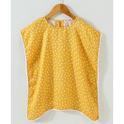 Babyhug Woven Sleeveless Top & Leggings Set Ethnic Print - Yellow