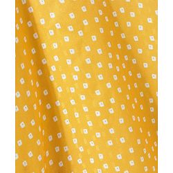 Babyhug Woven Sleeveless Top & Leggings Set Ethnic Print - Yellow