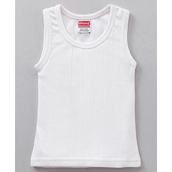 Babyhug Full Sleeves Pullover Vest & Pant Thermal Wear - Off White