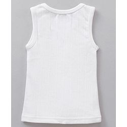 Babyhug Full Sleeves Pullover Vest & Pant Thermal Wear - Off White