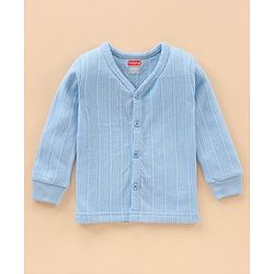 Babyhug Full Sleeves Thermal Vest - Blue