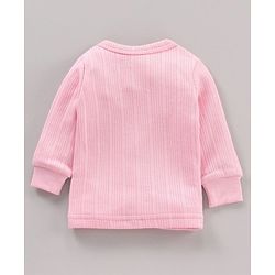Babyhug Full Sleeves Thermal Vest - Pink