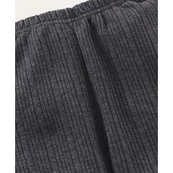 Babyhug Full Length Solid Thermal Pant - Dark Grey