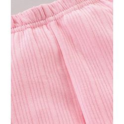 Babyhug Full Length Solid Thermal Pant - Pink