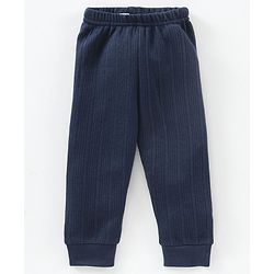Babyhug Full Length Thermal Legging - Navy Blue