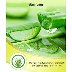 Babyhug Premium 98% Water Baby Wet Wipes with Moisturising Aloe Vera Pack Of 2 - 80 Piece Each