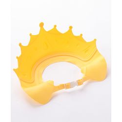 Babyhug Silicone Crown Shape Baby Shower Cap - Yellow