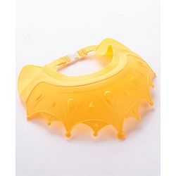 Babyhug Silicone Crown Shape Baby Shower Cap - Yellow