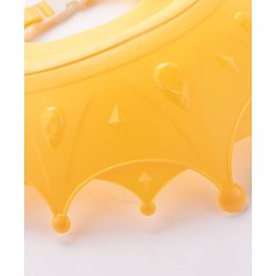 Babyhug Silicone Crown Shape Baby Shower Cap - Yellow