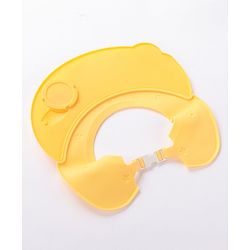 Babyhug Silicone Cap Shape Baby Shower Cap - Yellow
