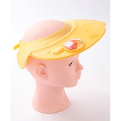 Babyhug Silicone Cap Shape Baby Shower Cap - Yellow
