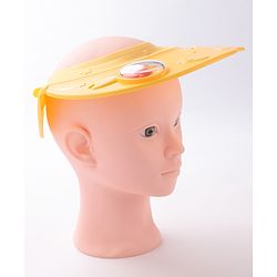 Babyhug Silicone Cap Shape Baby Shower Cap - Yellow