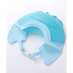 Babyhug Silicone Crab Face Baby Shower Cap - Blue
