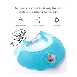 Babyhug Silicone Shower Cap Baby Swimming Design - Blue