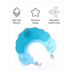 Babyhug Silicone Shower Cap Baby Swimming Design - Blue