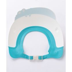 Babyhug Silicone Crocodile Shape Shower Cap  - Blue