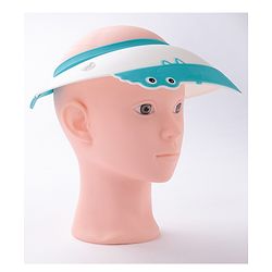 Babyhug Silicone Crocodile Shape Shower Cap  - Blue