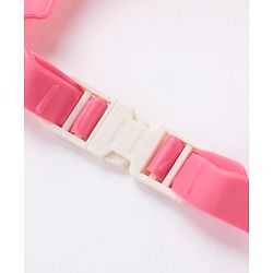 Babyhug Silicone Crocodile Shape Shower Cap  - Pink
