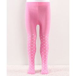 Cutewalk by Babyhug Anti Bacterial Tights Diamond Design - Pink