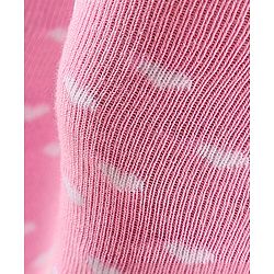 Cutewalk by Babyhug Anti Bacterial Tights Heart Design - Pink
