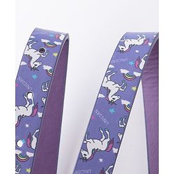 Babyhug Free Size Unicorn Printed Belt - Purple