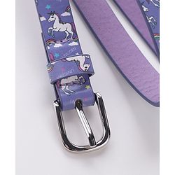 Babyhug Free Size Unicorn Printed Belt - Purple