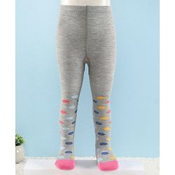 Cute Walk by Babyhug Antibacterial Striped Footed Tights Pack Of 2 - Multicolor