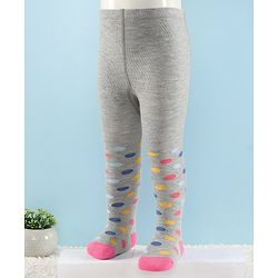 Cute Walk by Babyhug Antibacterial Striped Footed Tights Pack Of 2 - Multicolor