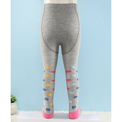 Cute Walk by Babyhug Antibacterial Striped Footed Tights Pack Of 2 - Multicolor