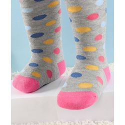 Cute Walk by Babyhug Antibacterial Striped Footed Tights Pack Of 2 - Multicolor
