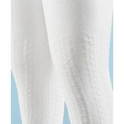 Cute Walk by Babyhug Full Length Anti-Bacterial Solid Tights - White