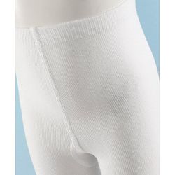 Cute Walk by Babyhug Full Length Anti-Bacterial Striped Tights - Red And White