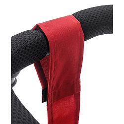 Babyhug  Plug & Play Stallion Tricycle with Parental Push Handle & Foldable Canopy - Red Black