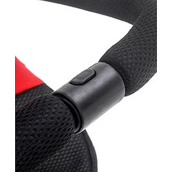 Babyhug  Plug & Play Stallion Tricycle with Parental Push Handle & Foldable Canopy - Red Black