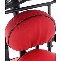Babyhug  Plug & Play Stallion Tricycle with Parental Push Handle & Foldable Canopy - Red Black