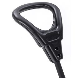Babyhug  Plug & Play Stallion Tricycle with Parental Push Handle & Foldable Canopy - Red Black