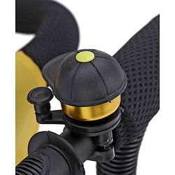 Babyhug  Plug & Play Stallion Tricycle with Parental Push Handle & Foldable Canopy - Yellow Black